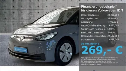 Gebraucht VW ID.3 Pro Performance 150 kW (204 PS) 2023 Kleinwagen