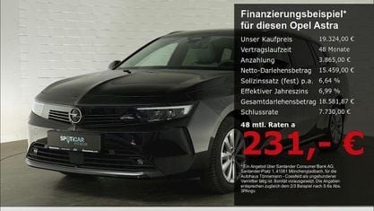 Używany Opel Astra Elegance 131 KM (96 kW) 2023 Czarny Kombi