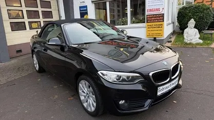 Schwarz Gebraucht 2015 BMW 220 Advantage Cabrio | 15.880 € (Fairer Preis)