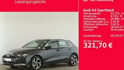 Second-hand Audi A3 Advanced Plus 116 CP (85 kW) 2025 Berlinǎ