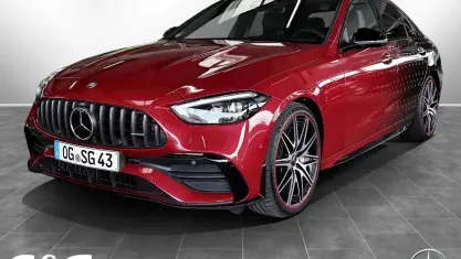 Brugt Mercedes C43 AMG AMG 408 HK (300 kW) 2025 Rød Sedan