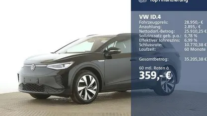 Gebraucht VW ID.4 Pro Performance 150 kW (204 PS) 2022 Schwarz SUV
