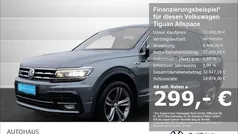 Grau Gebraucht 2021 VW Tiguan Allspace R-line SUV | 33.990 € (Fairer Preis)