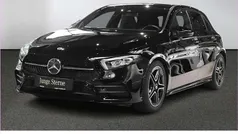 Schwarz Gebraucht 2021 Mercedes A180 AMG line Limousine | 27.690 € (Fairer Preis)