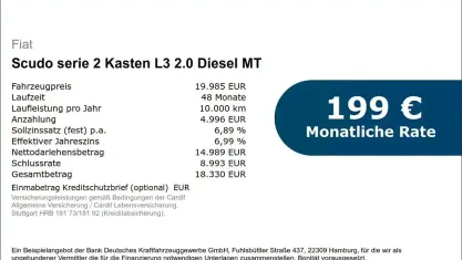 Gebraucht Fiat Scudo 145 PS (106 kW) 2024 Weiss Van