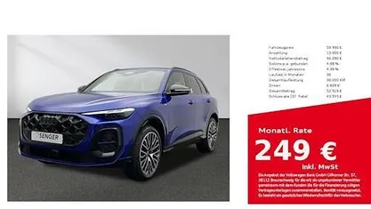 Ultrablau metallic Gebraucht 2025 Audi Q5 Ambiente SUV | 59.990 € (Fairer Preis)