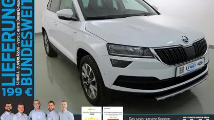 Gebraucht Skoda Karoq Clever 150 PS (110 kW) 2022 Moonweiss metallic SUV
