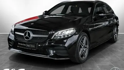 Gebraucht Mercedes C200 AMG 184 PS (135 kW) 2020 Metalliclack obsidianschwarz Kombi