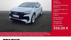 Gletscherweiß metallic Gebraucht 2022 Audi Q4 Sportback e-tron S-Line SUV | 29.440 € (Fairer Preis)