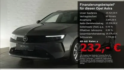 Gebraucht Opel Astra Elegance 131 PS (96 kW) 2023 Grau Kleinwagen
