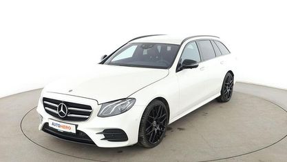 Brugt Mercedes E220 AMG line 194 HK (142 kW) 2019 Hvid Stationcar