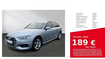 Gebraucht Audi A4 Advanced Plus 136 PS (100 kW) 2024 Florettsilber Kombi
