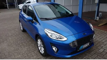 Blau Gebraucht 2019 Ford Fiesta Titanium Kleinwagen | 12.981 € (Fairer Preis)