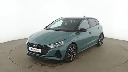 Gebraucht Hyundai i20 N Line 101 PS (74 kW) 2021 Grün Kleinwagen