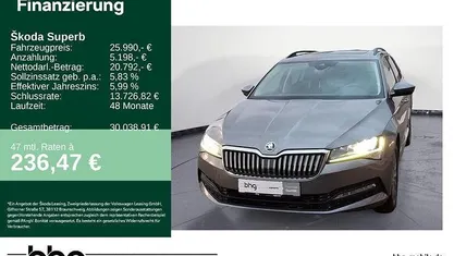 Gebraucht Skoda Superb Ambition 200 PS (147 kW) 2022 Kombi