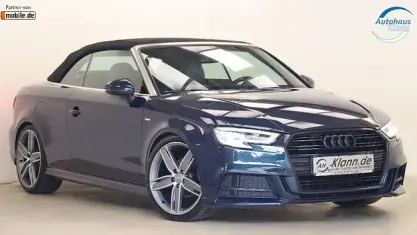 Käytetty Audi A3 Cabriolet S-Line 150 HP (110 kW) 2017 Sininen Avoauto