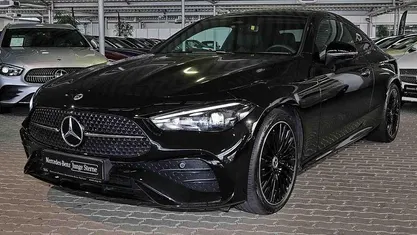 Metalliclack obsidianschwarz Gebraucht 2025 Mercedes CLE220 AMG Coupé | 54.990 € (Fairer Preis)