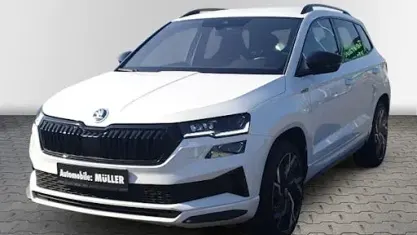 Occasion Skoda Karoq SportLine 150 PK (110 kW) 2023 Wit SUV