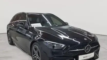 Usata Mercedes C200 AMG line 204 CV (150 kW) 2022 Nero Station wagon