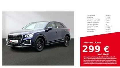 Usata Audi Q2 Advanced 150 CV (110 kW) 2025 Blu SUV