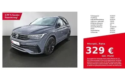 Usata VW Tiguan R-line 150 CV (110 kW) 2022 Grigio SUV