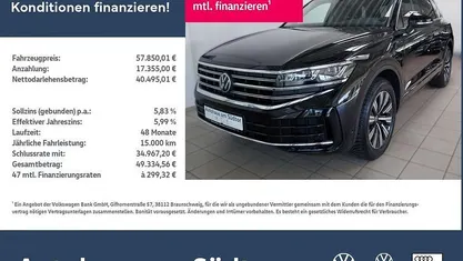 Grenadillschwarz metallic Gebraucht 2024 VW Touareg Elegance SUV | 57.850 € (Fairer Preis)
