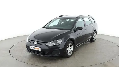 Gebraucht VW Golf VII Trendline 110 PS (80 kW) 2016 Schwarz Kombi