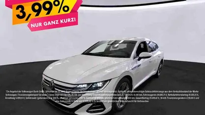 Gebraucht VW Arteon R-line 200 PS (147 kW) 2021 Weiß Limousine