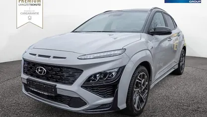 Gebraucht Hyundai Kona N Line 199 PS (146 kW) 2022 Grau / cyber grey (metallic) SUV