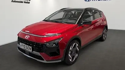 Dragon red/ phantom black / mi Neu 2025 Hyundai Bayon Prime SUV | 26.190 € (Fairer Preis)