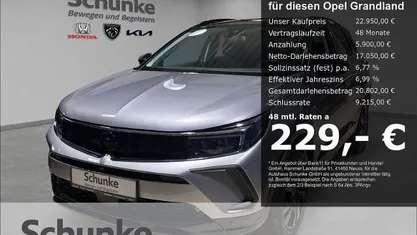 Grau Gebraucht 2022 Opel Grandland X GS Line SUV | 22.950 € (Fairer Preis)