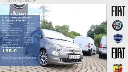 Gebraucht Fiat 500 Star 71 PS (52 kW) 2021 Grau Kleinwagen