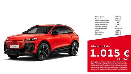 Gebraucht Audi Q6 e-tron S-Line 284 kW (387 PS) 2025 Rot SUV