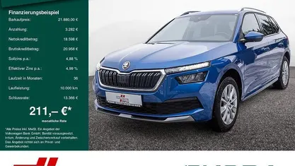 Gebraucht Skoda Kamiq Style 150 PS (110 kW) 2022 Blau / raceblau (metallic) SUV
