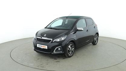 Używany Peugeot 108 Top! Collection 72 KM (52 kW) 2020 Czarny Sedan/Limuzyna