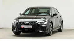 Mythosschwarz metallic Gebraucht 2021 Audi A3 S-Line Limousine | 25.988 € (Fairer Preis)