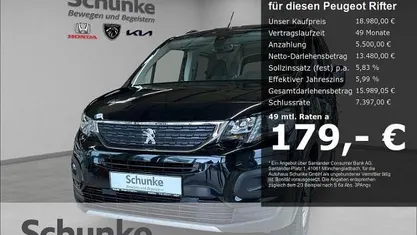 Gebraucht 2023 Peugeot Rifter Allure Van / Kleinbus | 18.980 € (Fairer Preis)