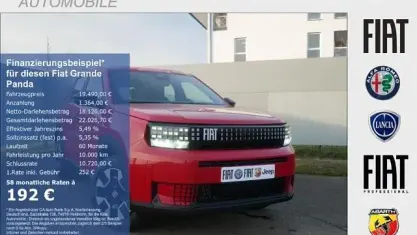 Gebraucht Fiat Grande Panda Business 110 PS (80 kW) 2026 Cinema schwarz Kleinwagen