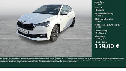Weiß Gebraucht 2025 Skoda Fabia Tour Limousine | 21.754 € (Fairer Preis)