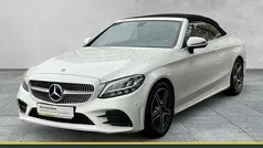 Weiß Gebraucht 2020 Mercedes C180 AMG line Cabrio | 32.490 € (Superpreis)