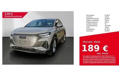 Gebraucht Audi Q4 Sportback e-tron Comfort 125 kW (170 PS) 2022 Kieselgrau SUV