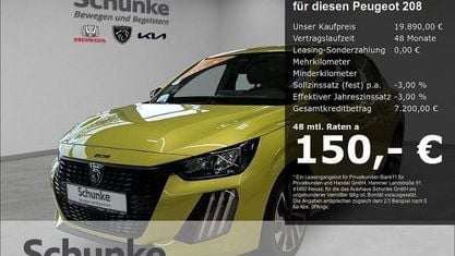 Gebraucht Peugeot 208 Style 101 PS (74 kW) 2025 Gelb Kleinwagen