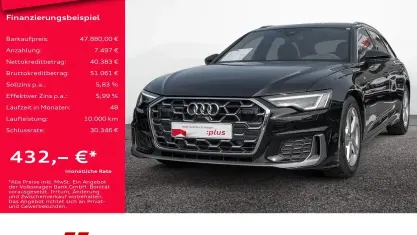 Używany Audi A6 S-Line 204 KM (150 kW) 2024 Czarny Kombi