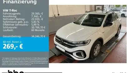 Gebraucht VW T-Roc R-line 190 PS (139 kW) 2022 Weiß SUV
