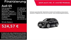 Mythosschwarz metallic Gebraucht 2021 Audi Q5 S-Line SUV | 37.360 € (Fairer Preis)