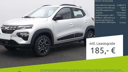 Silber Gebraucht 2023 Dacia Spring Essentiel Kleinwagen | 12.880 € (Fairer Preis)
