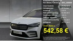Weiß Gebraucht 2022 Skoda Enyaq iV RS SUV | 42.950 € (Guter Preis)