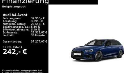 Gebraucht Audi A4 S-Line 204 PS (150 kW) 2023 Navarrablau metallic Kombi