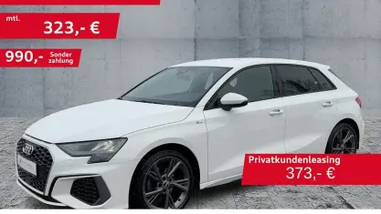 Gebraucht Audi A3 S-Line 110 PS (80 kW) 2021 Weiß Limousine