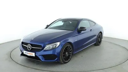 Blau Gebraucht 2018 Mercedes C180 AMG line Coupé | 24.590 € (Fairer Preis)